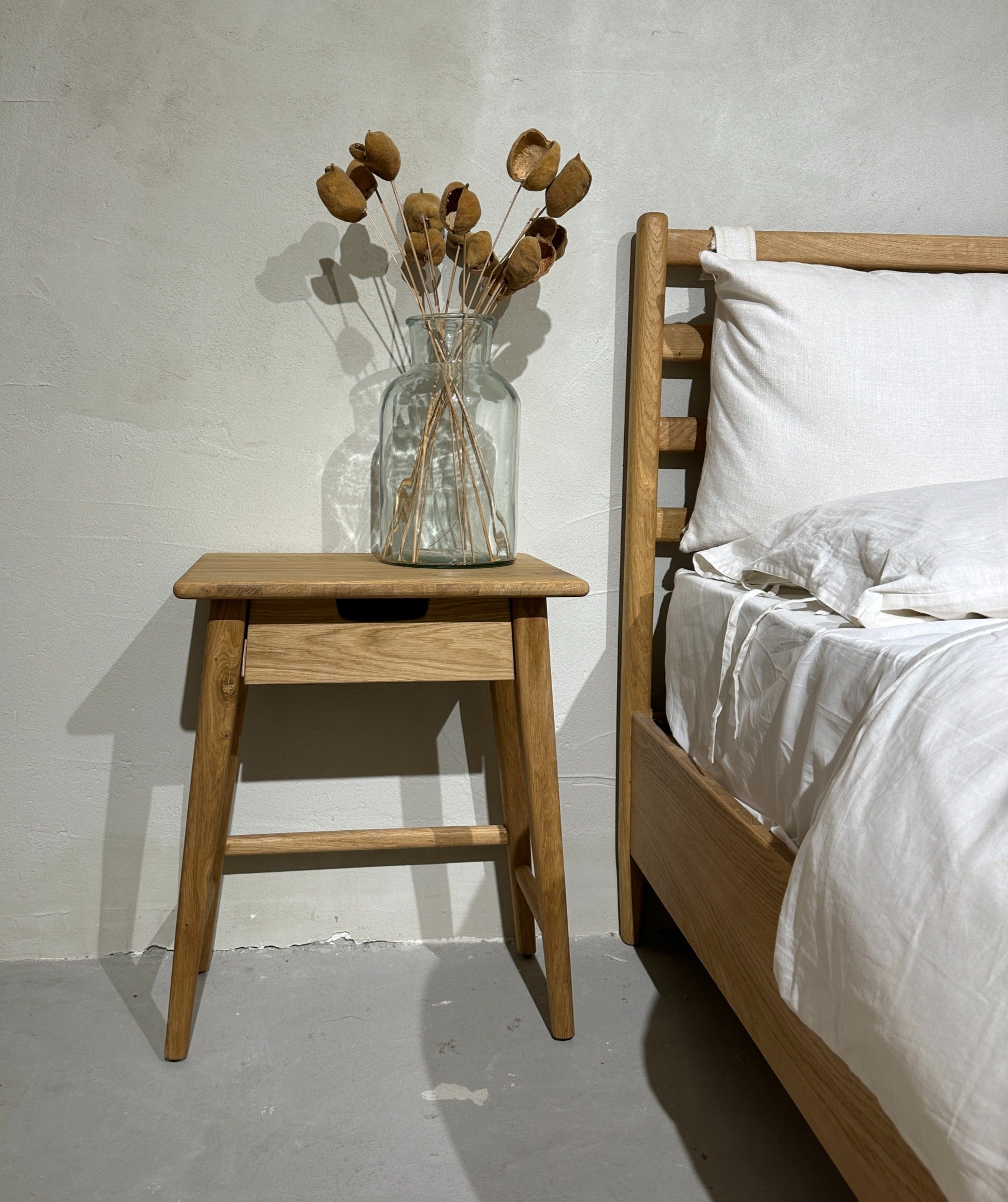 שידת צד אלון בוהו מגירה