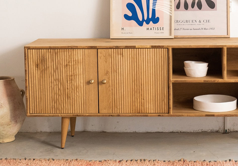 מזנון כפרי מעץ אלון