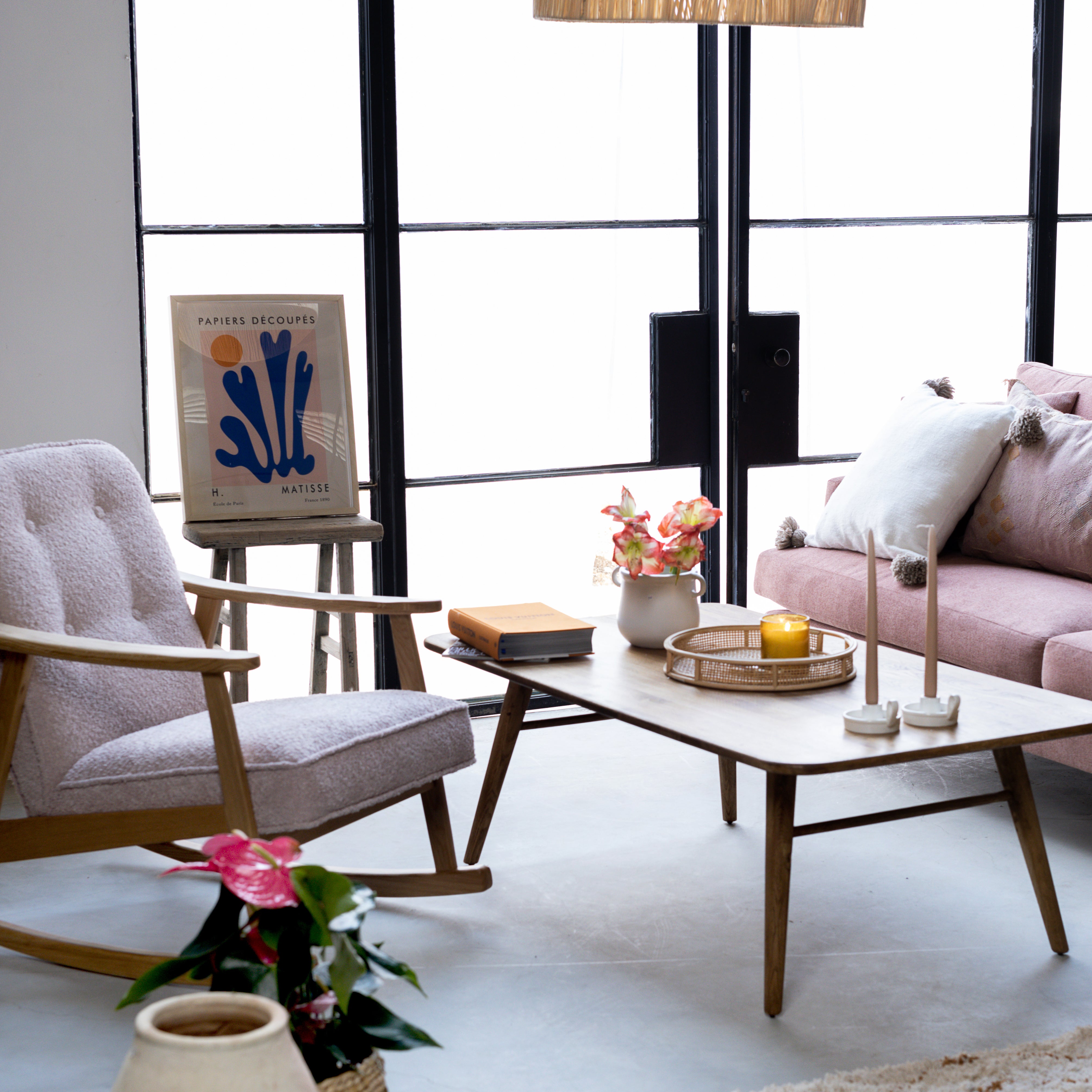 שולחן סלון בוהו