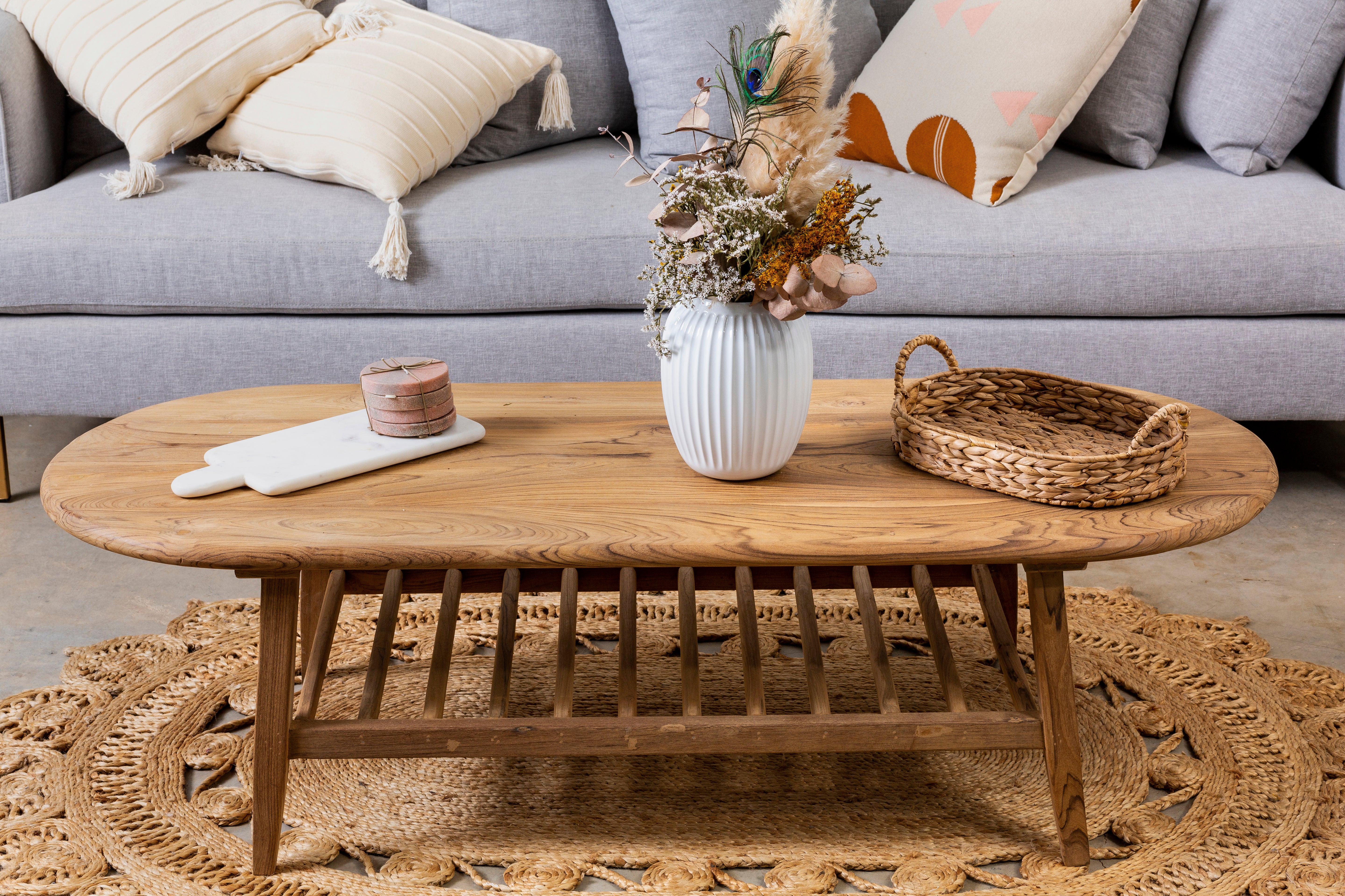 שולחן סולם אליפטי