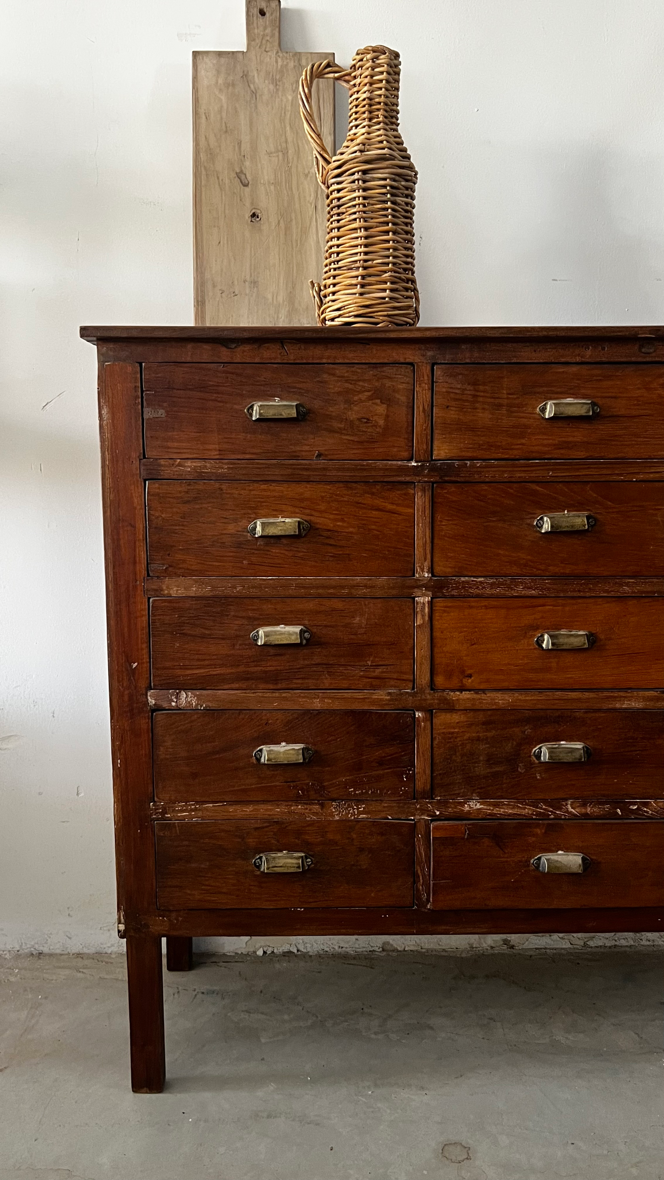 שידת מגירות ענתיקה מולטי מגירות 1.10/36