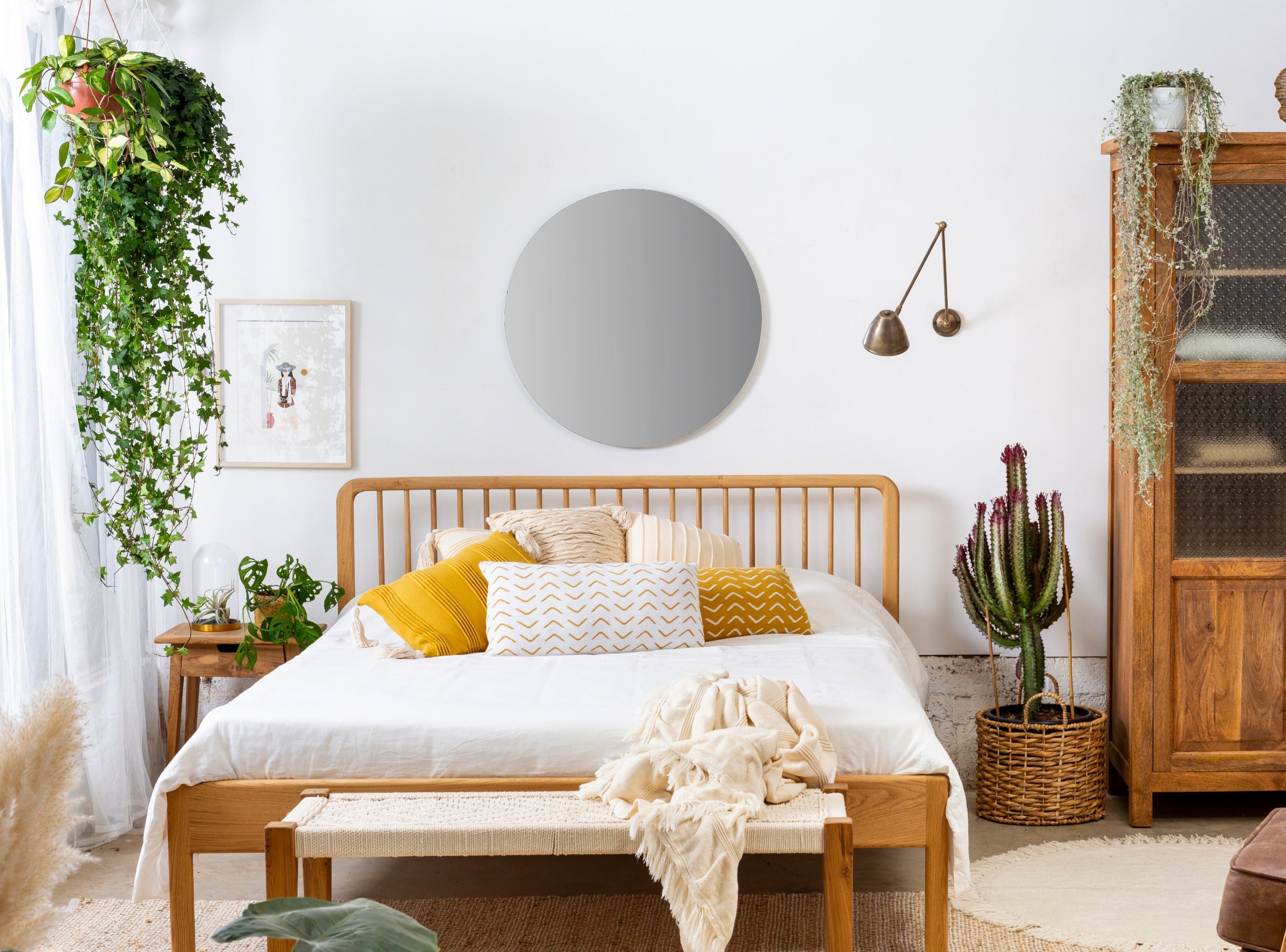 מיטה אנגלית מעץ אלון