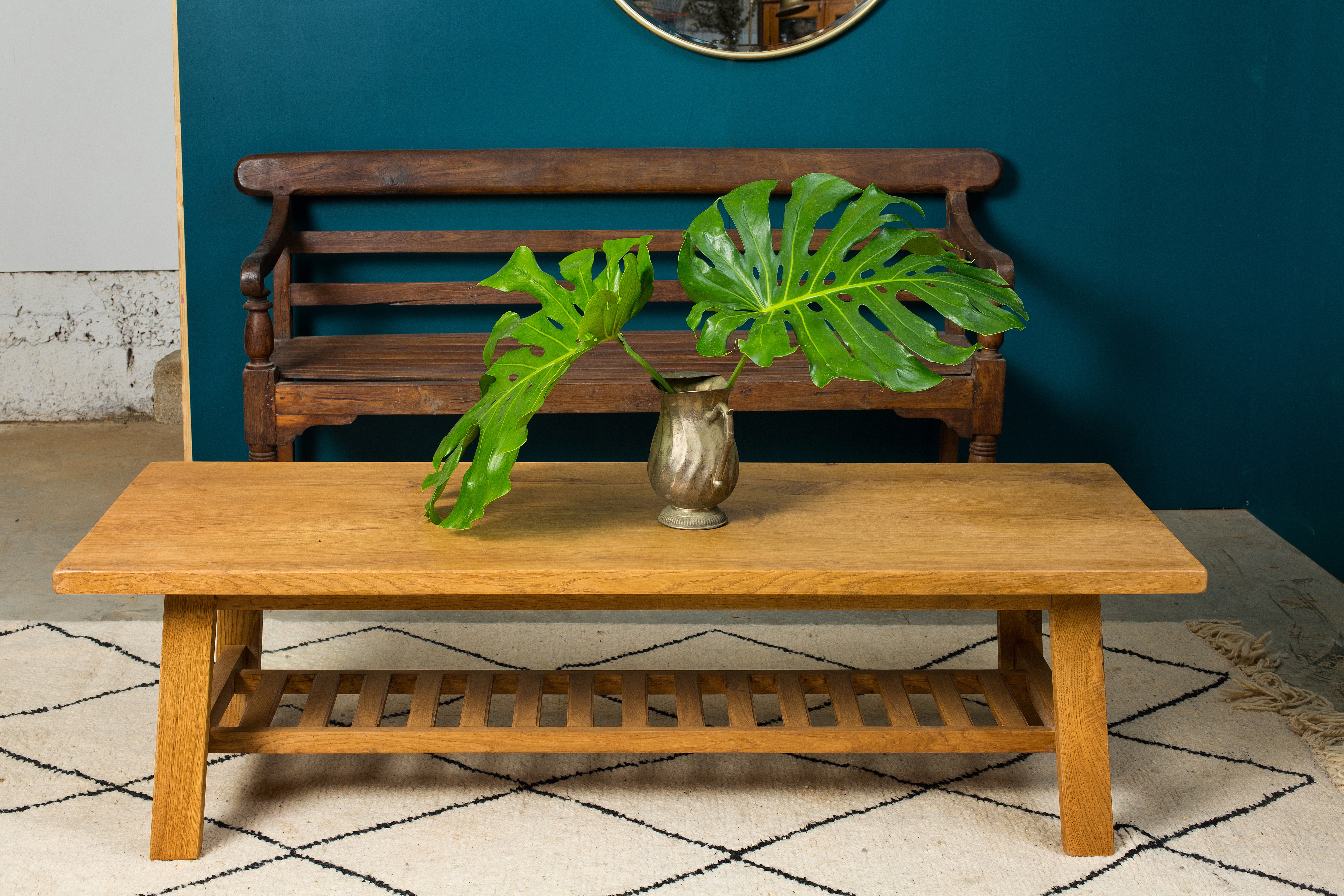 שולחן סולם אלון