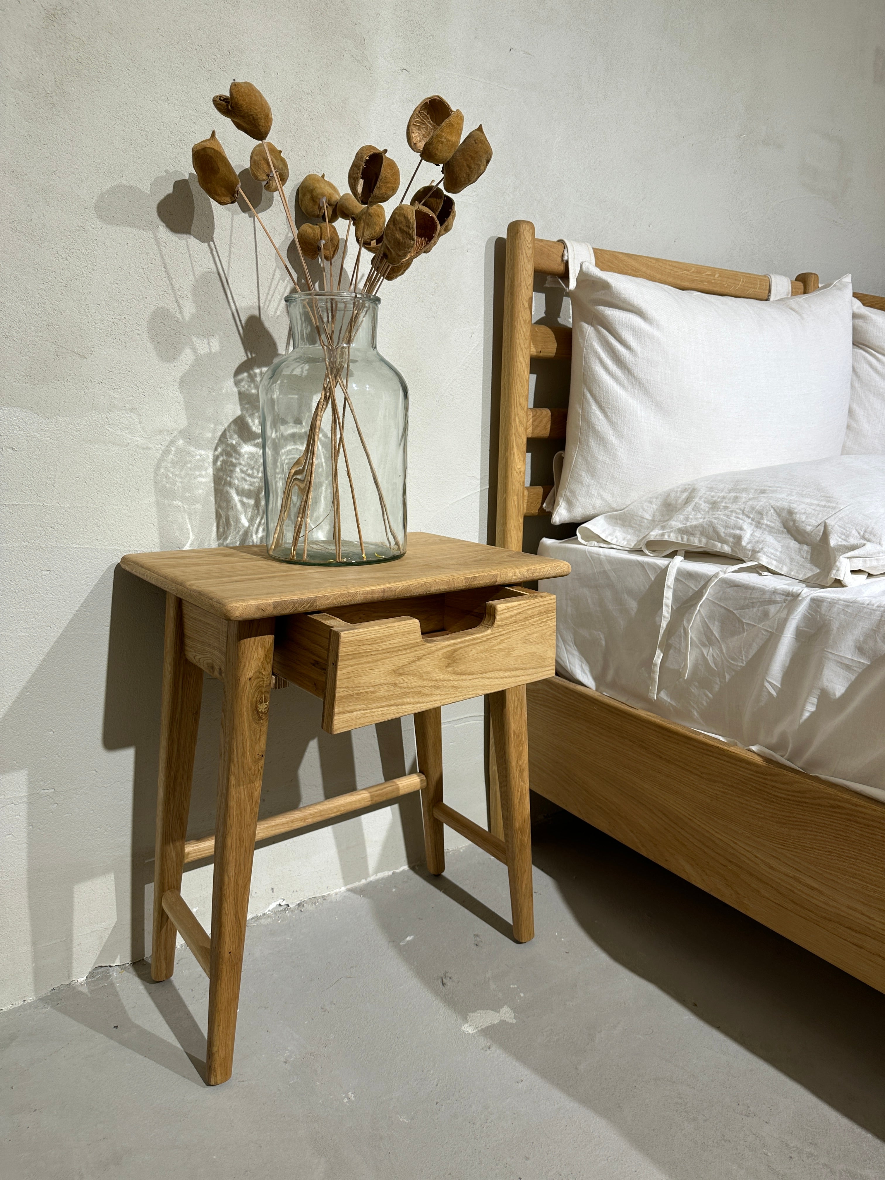 שידת צד אלון בוהו מגירה