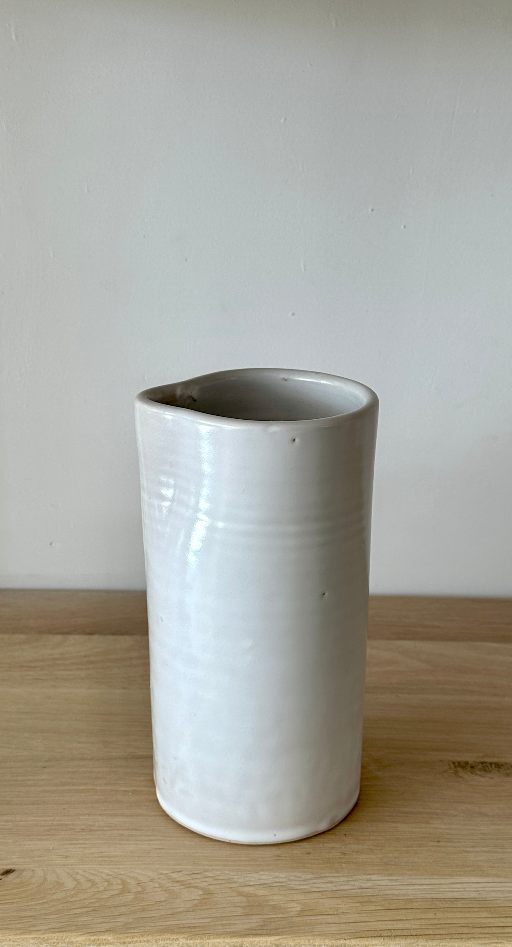 אגרטל חרס לבן