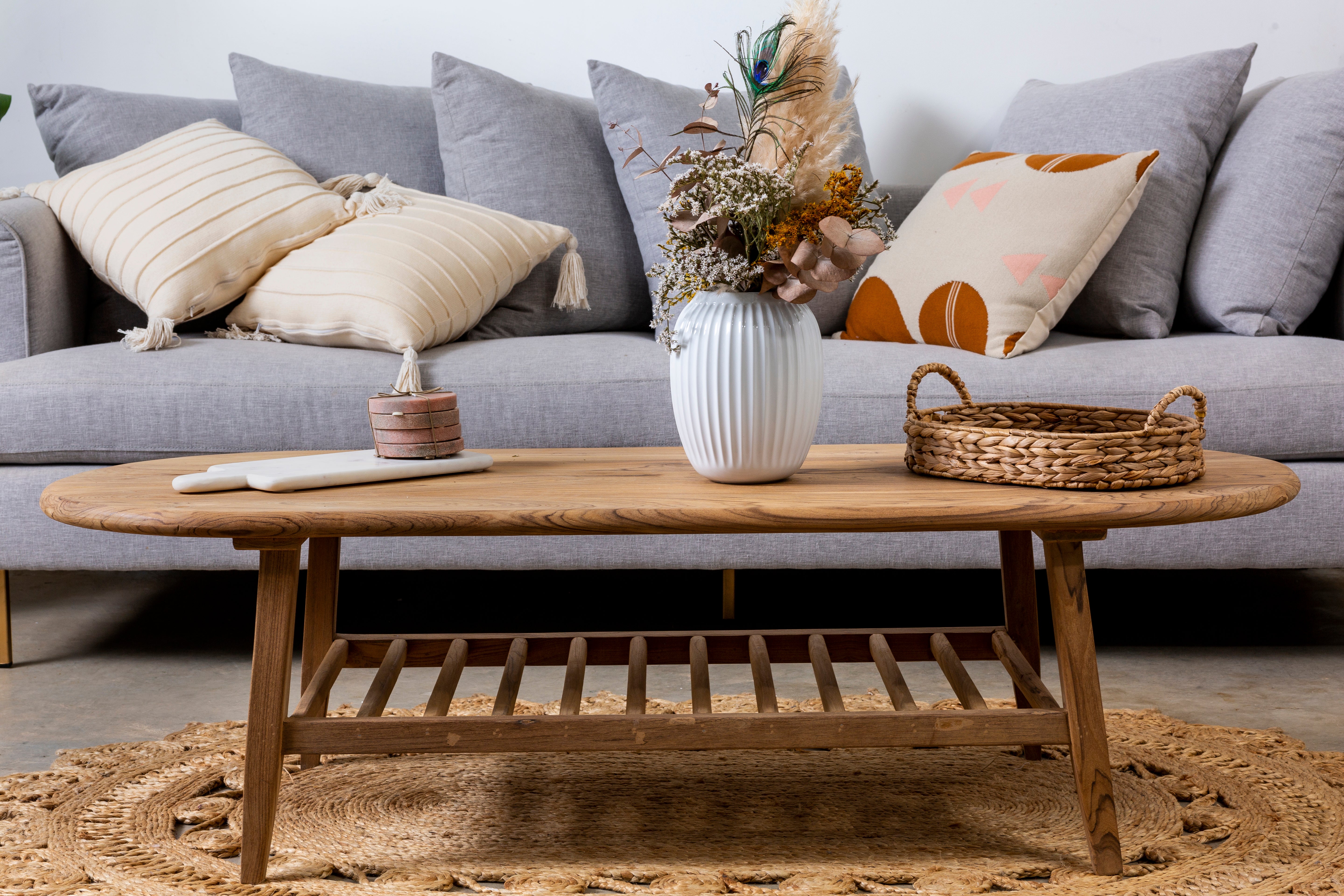 שולחן סולם אליפטי