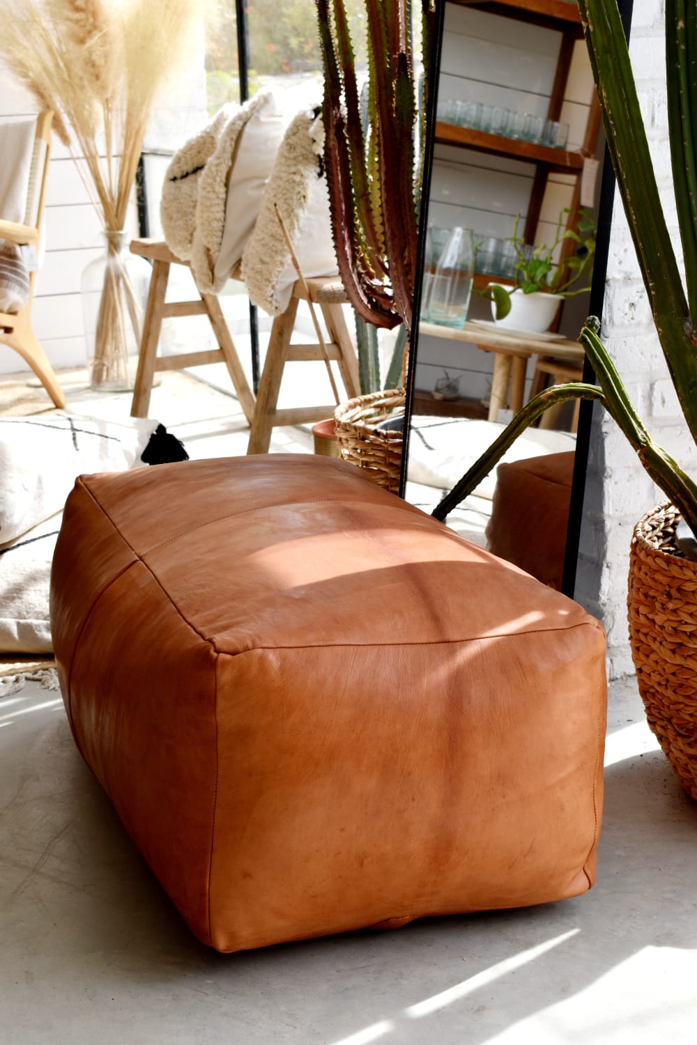 פופי עור מרוקאים